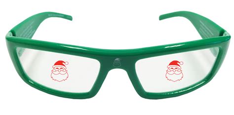 The new Plastic Holiday Specs 3D Christmas Glasses- Santa. | Christmas ...