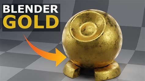Easy Gold Material In Blender | Tutorial - YouTube