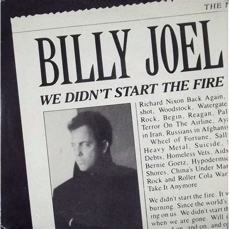 Billy Joel - We Didn't Start the Fire review by Dango - Album of The Year