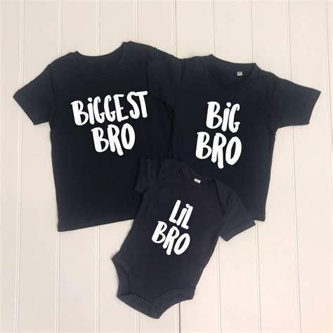 Biggest Bro, Big Bro Lil Bro Sibling T Shirts By Lovetree Design ...