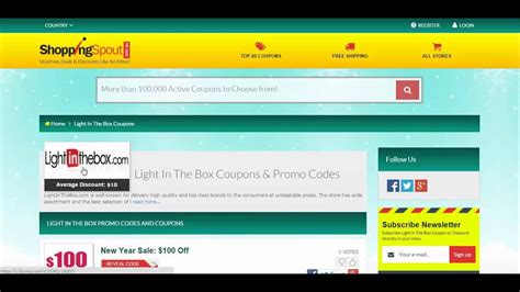 Light in the box online coupon codes and online promo codes - YouTube