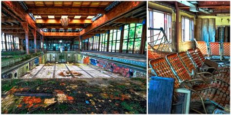 Crumbling away under a mass of vegetation: Inside the abandoned Grossinger's Catskill Resort Hotel