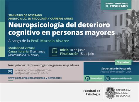 Nuevos seminarios de posgrado en Psicología