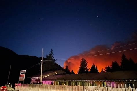 Kookipi Creek wildfire at 2,000 hectares; evacuation orders and alerts remain for Fraser Canyon ...