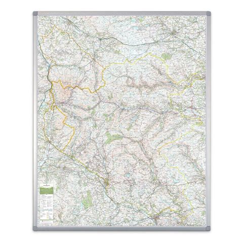 Yorkshire Dales - UK National Park Wall Map