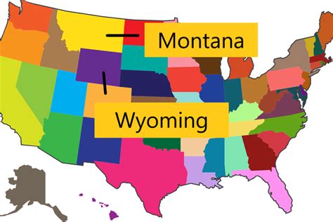 Wyoming and Montana - US states comparison - GEOGRAPHY HOST