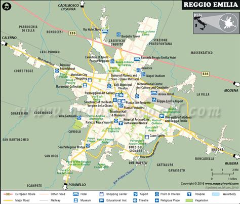 Reggio Emilia Italy Map