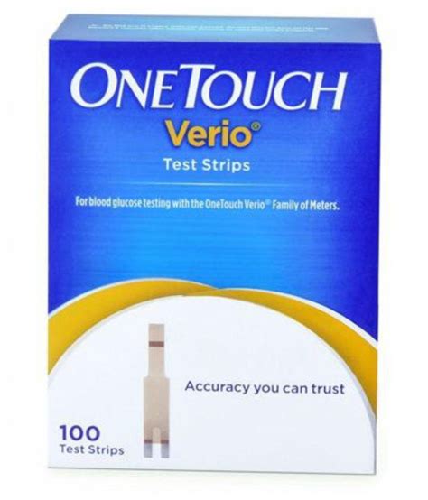 Onetouch Verio 100(50x2) Test Strips Expiry: April 2020: Buy Online at Best Price in India on ...