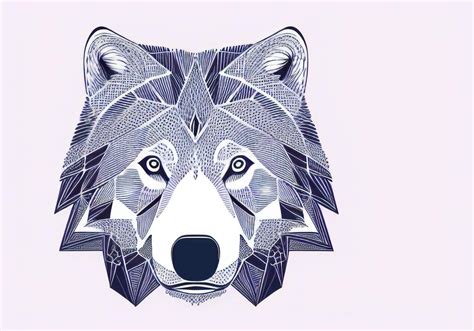 Wolf Line Drawing Stock Photos, Images and Backgrounds for Free Download