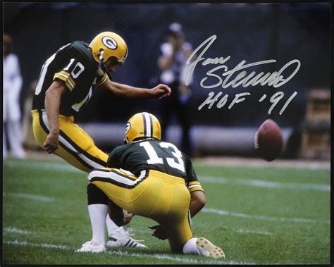 Lot Detail - 1990's Jan Stenerud Green Bay Packers Signed 8" x 10 ...