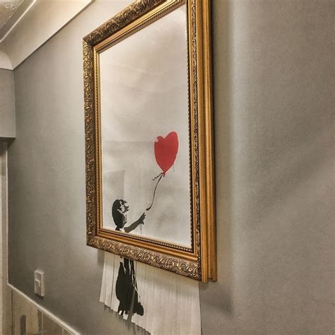 Banksy Shredded Balloon Girl | Balloons, Banksy, Home decor