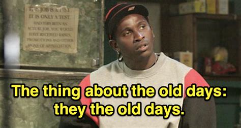 Slim Charles on the Old Days | The Wire Quotes | The wire tv show, The wire hbo, The wire tv series