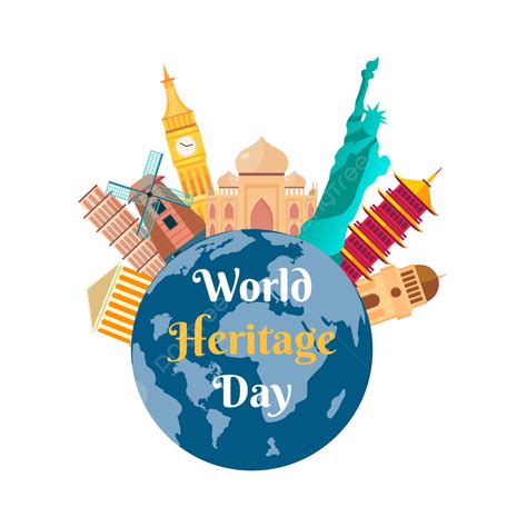 World Heritage Vector Hd Images, Realistic World Heritage Day Vector Design Collection, World ...