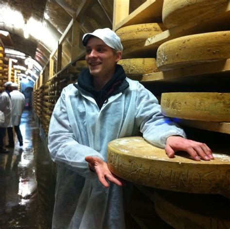 Mark with Comte Cheese Wheel | Blog | Di Bruno Bros.