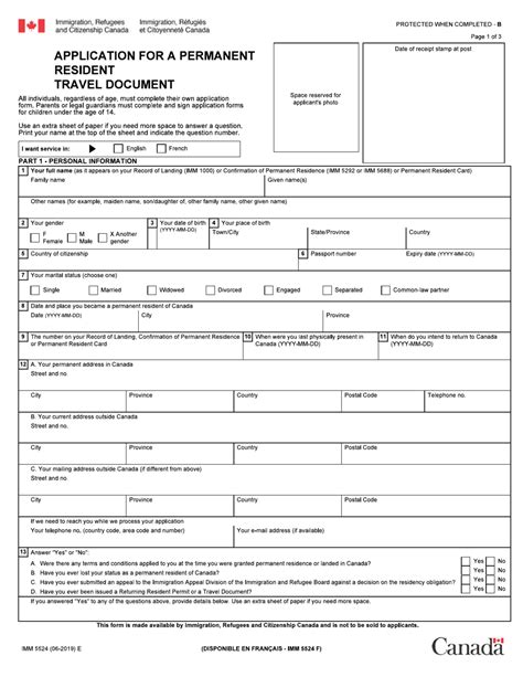 Form IMM5524 - Fill Out, Sign Online and Download Fillable PDF, Canada | Templateroller