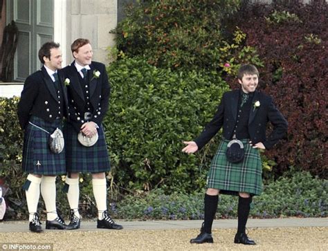 Kilt clad James Buckley marries Clair Meek in Scottish castle with co ...