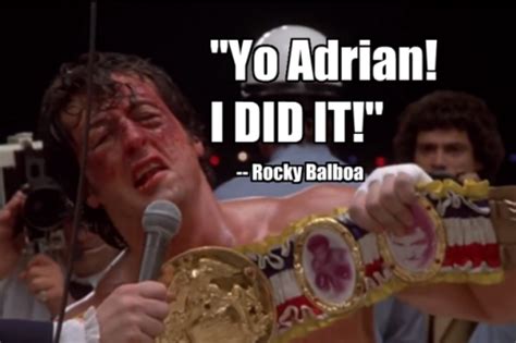 rocky yo adrian Quotes