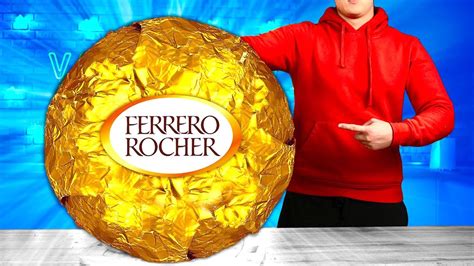 Giant Ferrero Rocher | How To Make The World’s Largest DIY Ferrero Rocher by VANZAI COOKING ...