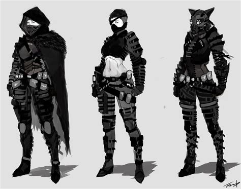 ArtStation - Vex the mercenary , Thomas Shirley | Character design, Futuristic armor, Cyberpunk ...