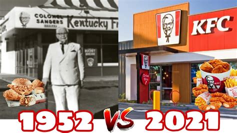 Evolution of KFC logo | 1952-2021 | *wow* - YouTube