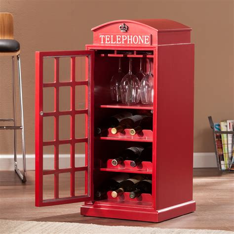 Shop Copper Grove Tarkine Phone Booth Wine Cabinet - Free Shipping On Orders Over $45 ...