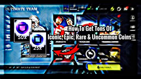 How To Get Tons Of Iconic, Epic, Rare And Uncommon Coins - Madden ...