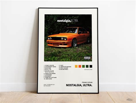 Frank Ocean - Nostalgia, Ultra Album Cover Poster | Architeg Prints