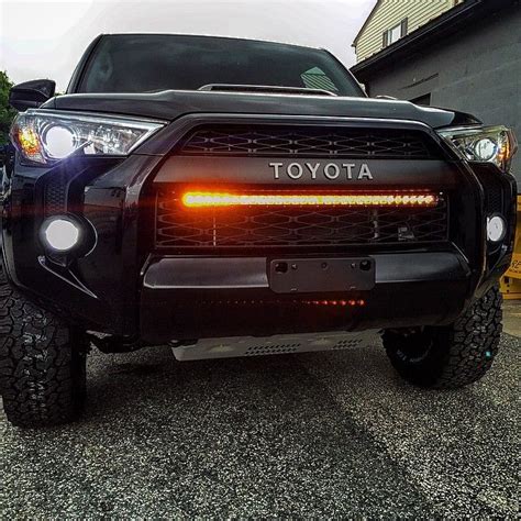 TRD Pro Edition 4Runner - LED Upgrade Headlights/ Fog Lights / 40" Rigid Industries SR-Series ...