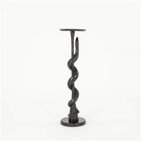 19th Century Carved Snake Serpent Pedestal Table – Moxie Interiors