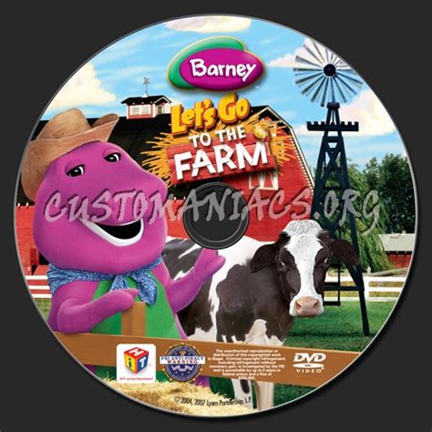 Barney Let's Go to the Farm dvd label - DVD Covers & Labels by ...