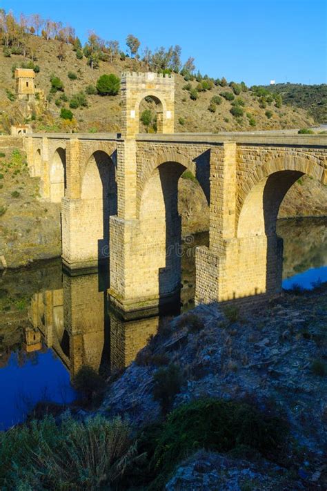 The Alcantara Bridge Arch stock image. Image of bridge - 18572719