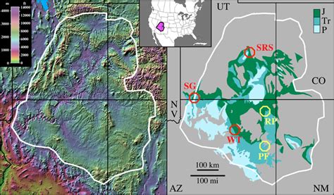 Delicioso radioactividad Alérgico colorado plateau map esclavo incluir ...