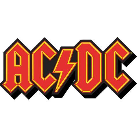 AC/DC Logo Magnet | Acdc logo, Acdc, Band stickers