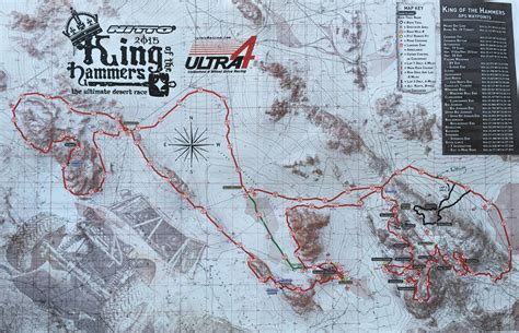 2015 King of The Hammers Course Map Overview | DrivingLine