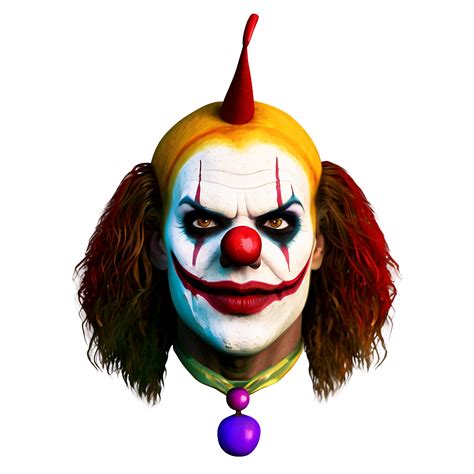 Download Creepy Clown Makeup Png Iww | Wallpapers.com