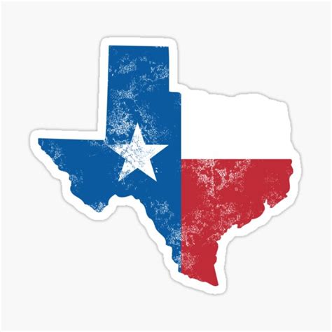 "Texas Flag" Sticker by justinwmiller | Redbubble