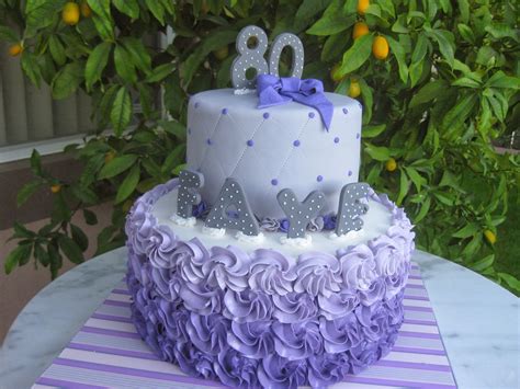 Sugar Chef: OMBRE CAKE FOR FAYE'S 80TH BIRTHDAY