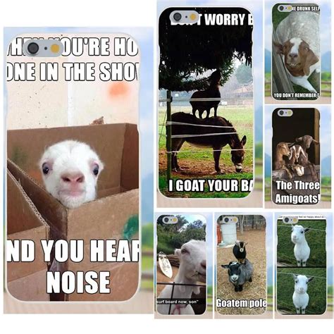 Goat Meme For Huawei P7 P8 P9 P10 P20 P30 Mate 7 8 9 10 Lite Plus Pro 2017 Phone Accessories ...