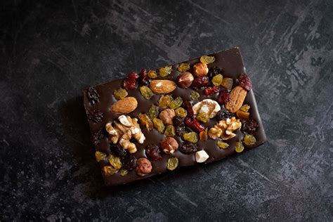 Fruit & Nut Artisan Chocolate Bar (Dark Chocolate) - Sarah Bunton