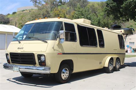 No Reserve: 1975 GMC MotorHome Car Hauler Conversion for sale on BaT ...