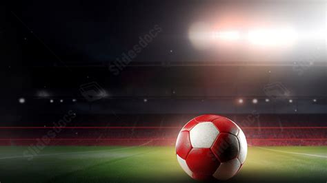 Soccer Field Illustration Powerpoint Background For Free Download - Slidesdocs