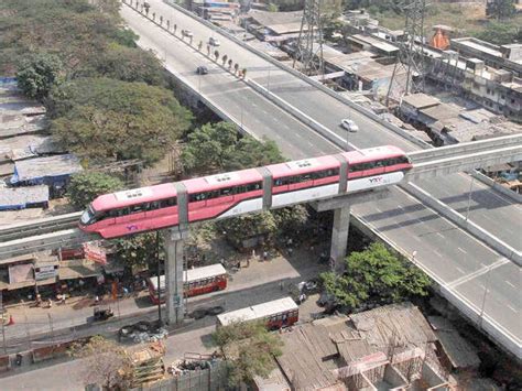 8.9 km long Wadala-Chembur section - Mumbai Monorail: Salient facts about India's first monorail ...