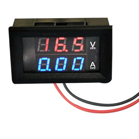 Aliexpress.com : Buy 100V 10A DC Voltmeter Ammeter Blue + Red LED Amp ...