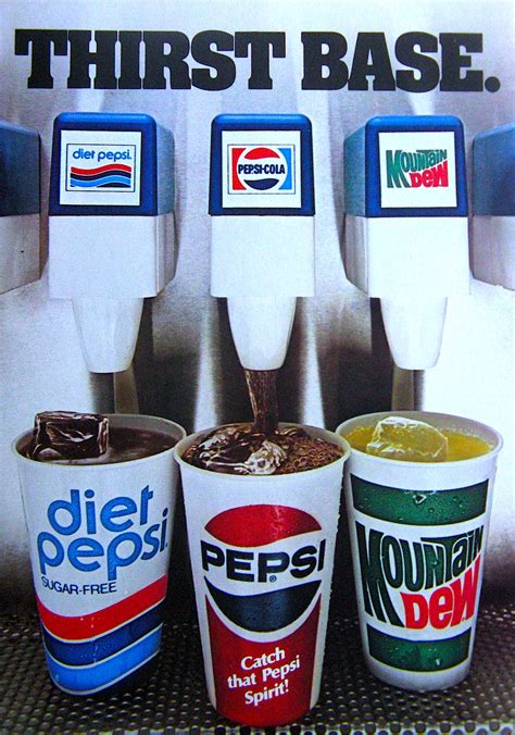 Retro Pepsi, Diet Pepsi & Mountain Dew Ad: Thirst Base | Snaxtime