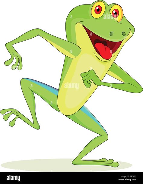 Funny frog cartoon Stock Vector Image & Art - Alamy