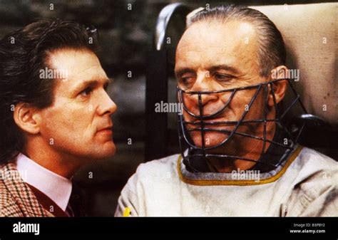 SILENCE OF THE LAMBS 1990 Rank/Orion film with Anthony Hopkins at right ...