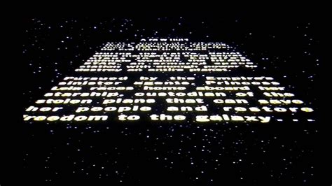 Star wars intro 1977 - bopqealoha