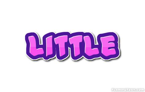 little Logo | Free Logo Design Tool from Flaming Text