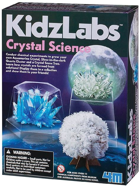 CRYSTAL SCIENCE KIT | Science kits, Educational toys for kids, Crystals