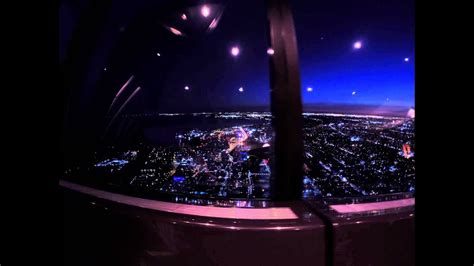 CN Tower 360 Restaurant view during dinner - YouTube